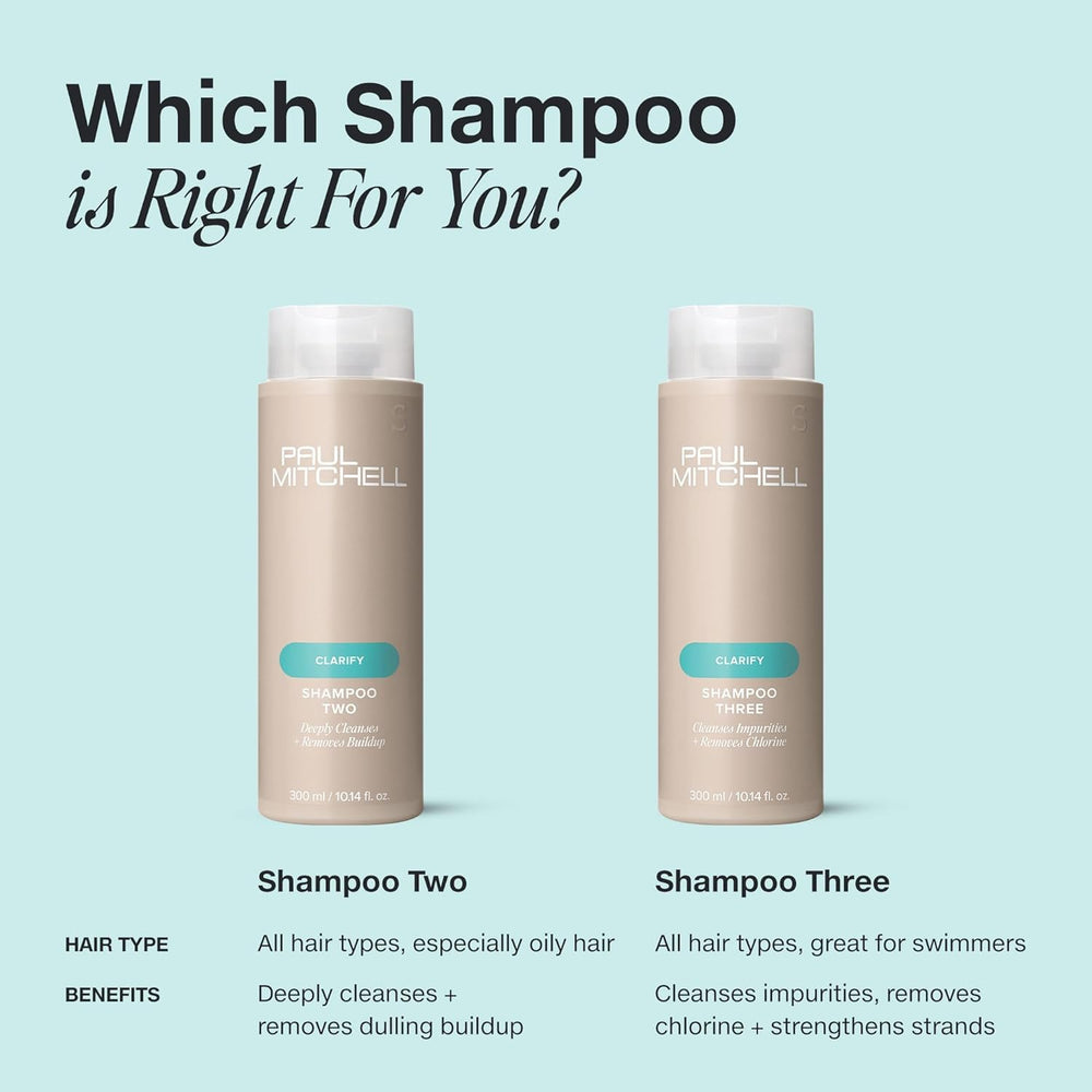 Paul Mitchell cabello brillante y suelto después de usar el champú