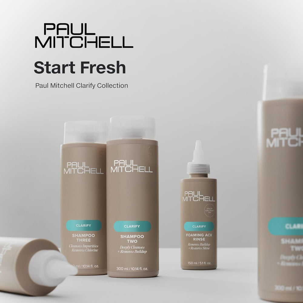Paul Mitchell tapa enfocada mostrando diseño pensado para reciclaje