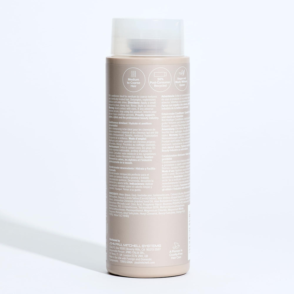 Paul Mitchell cierre y material reciclado del envase sostenible
