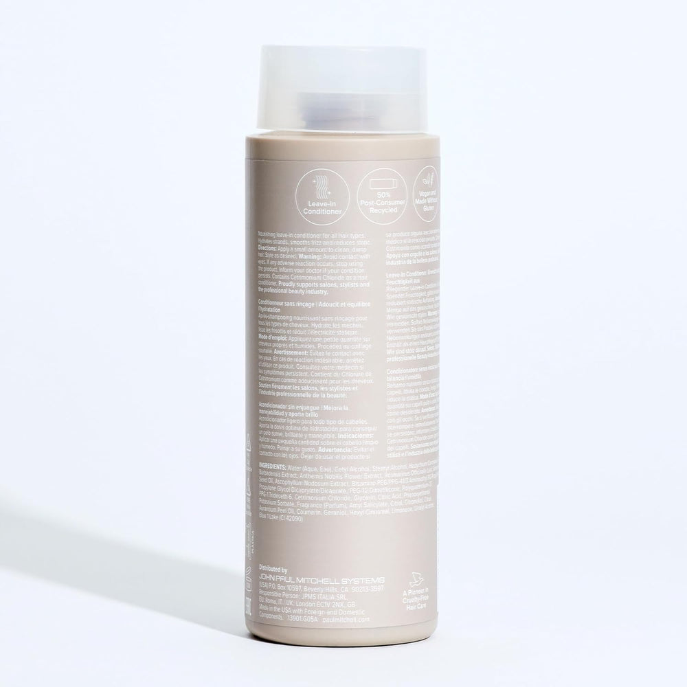 Paul Mitchell The Conditioner envase sostenible con PCR destacando reciclabilidad