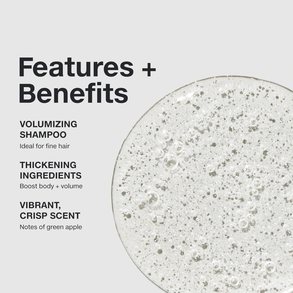 Paul Mitchell aplicación en cabello muestra efecto de volumen inmediato
