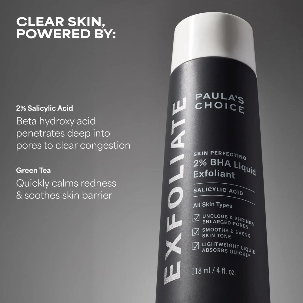 Paula's Choice applying with cotton pad demonstrating easy, leave-on application