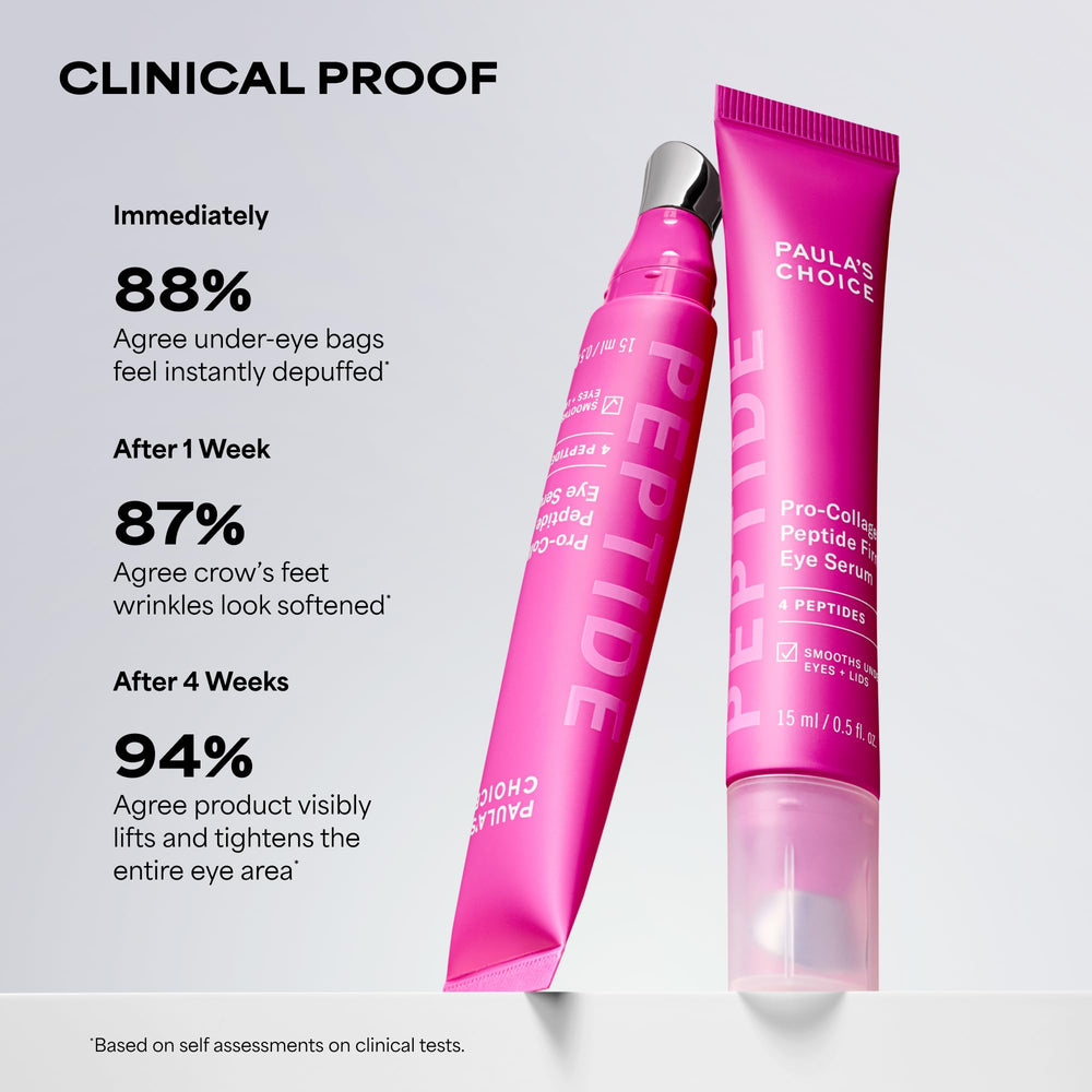 Paula's Choice envase abierto revela gel-serum listo para aplicación y frescura