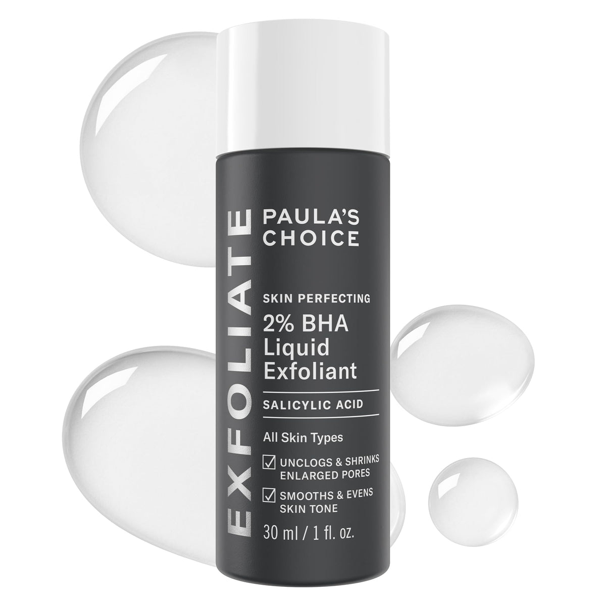 Paula's Choice frente del envase 30 ml mostrando diseño y beneficio claridad