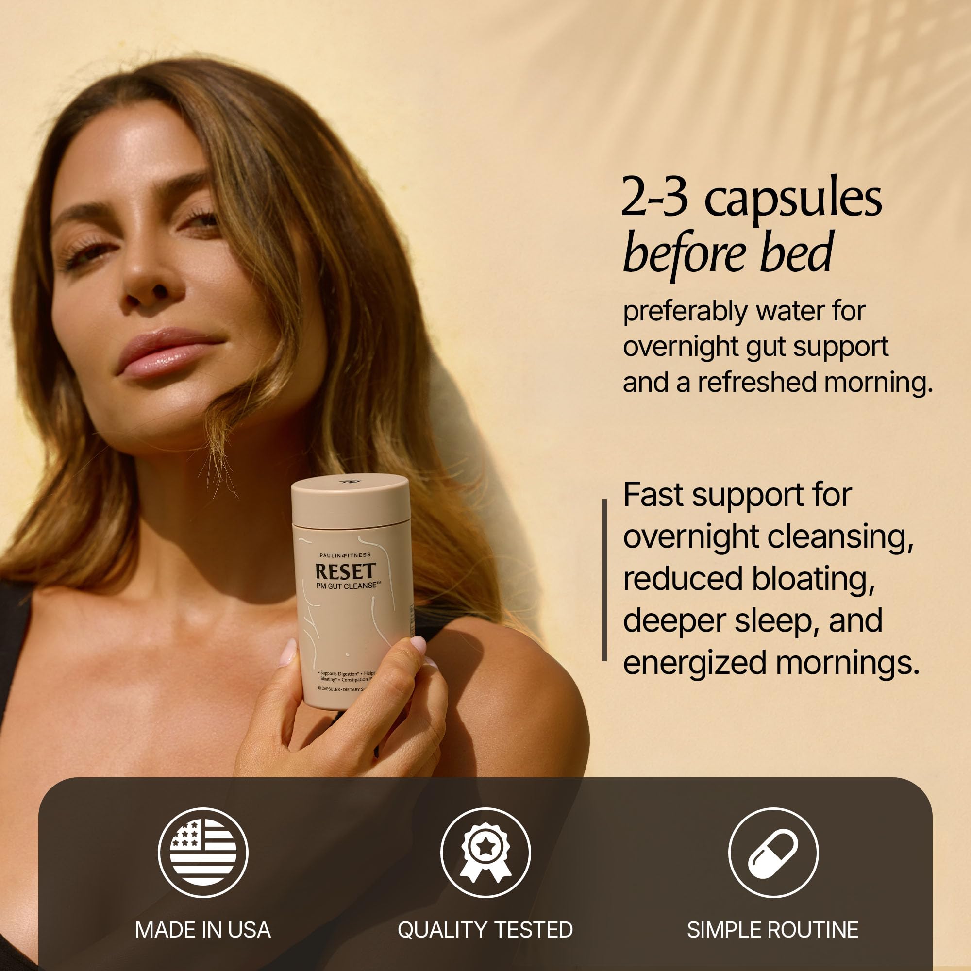 Paulina Fitness ingredientes secos dispuestos para ilustrar pureza y origen