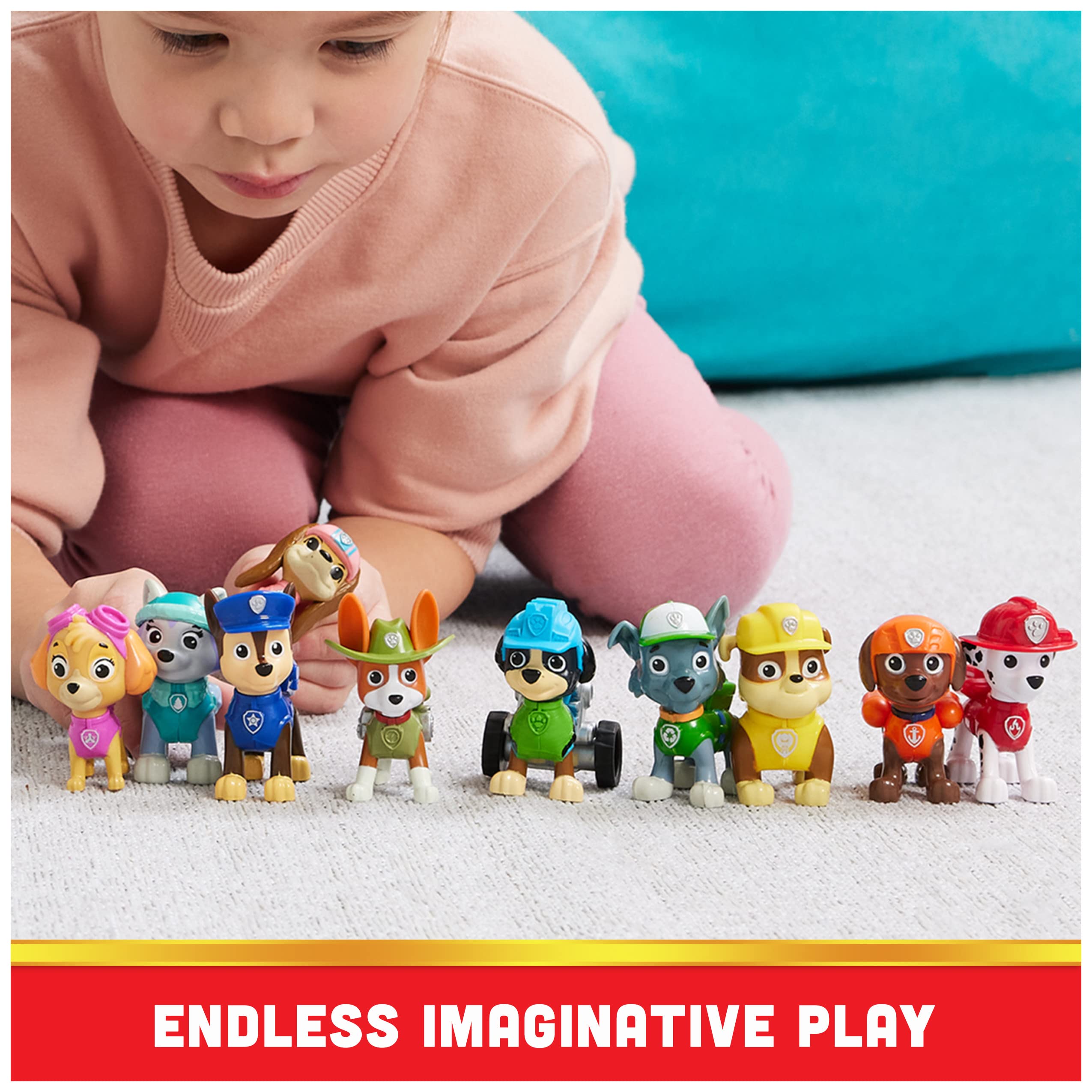 Paw Patrol detalle de uniformes auténticos que mejora la identificación