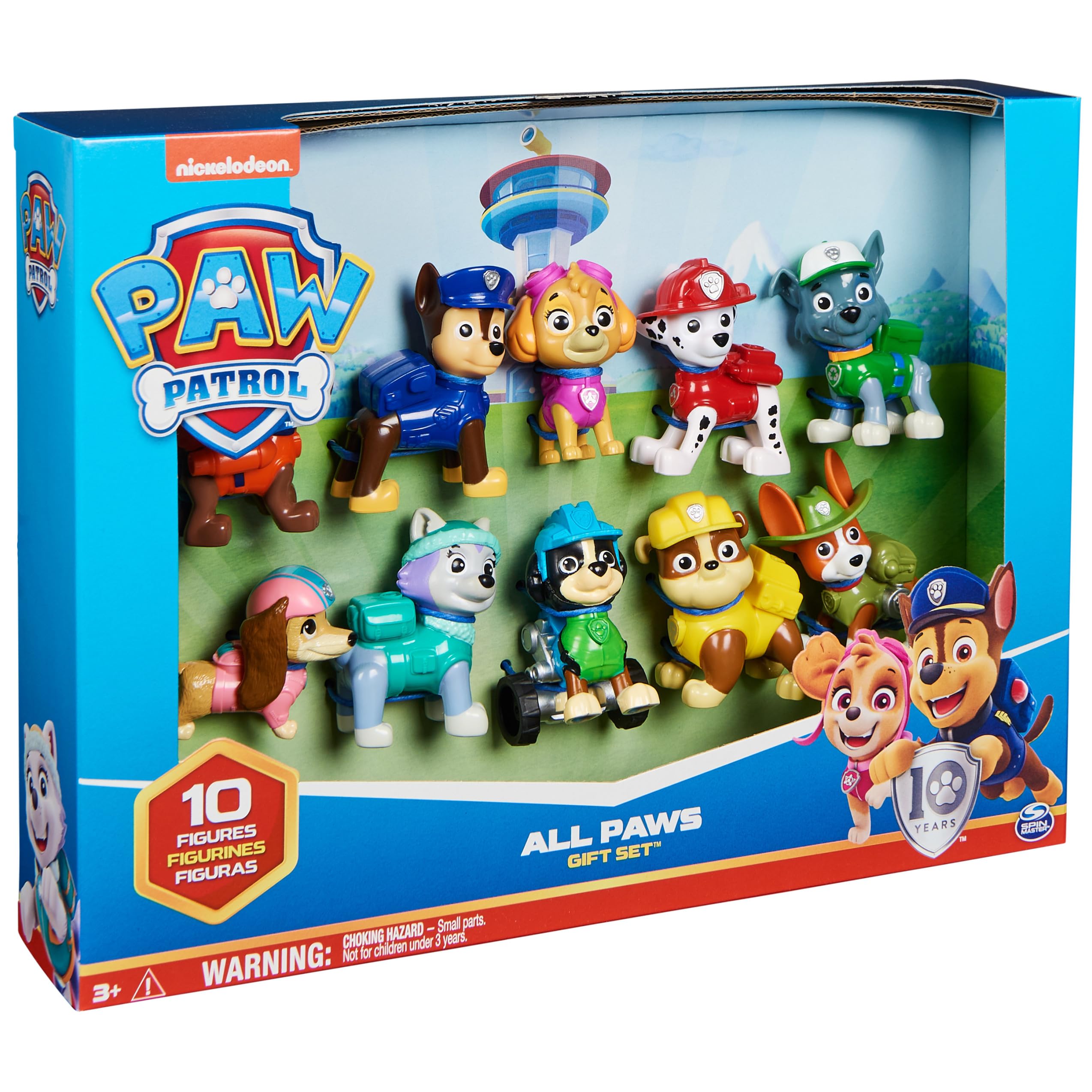 Paw Patrol empaque de 10.º aniversario ideal para regalo