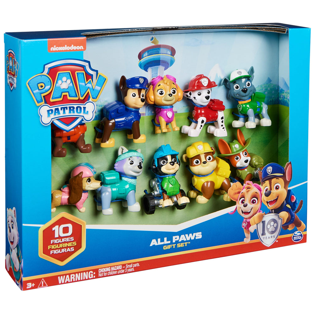 Paw Patrol empaque de 10.º aniversario ideal para regalo