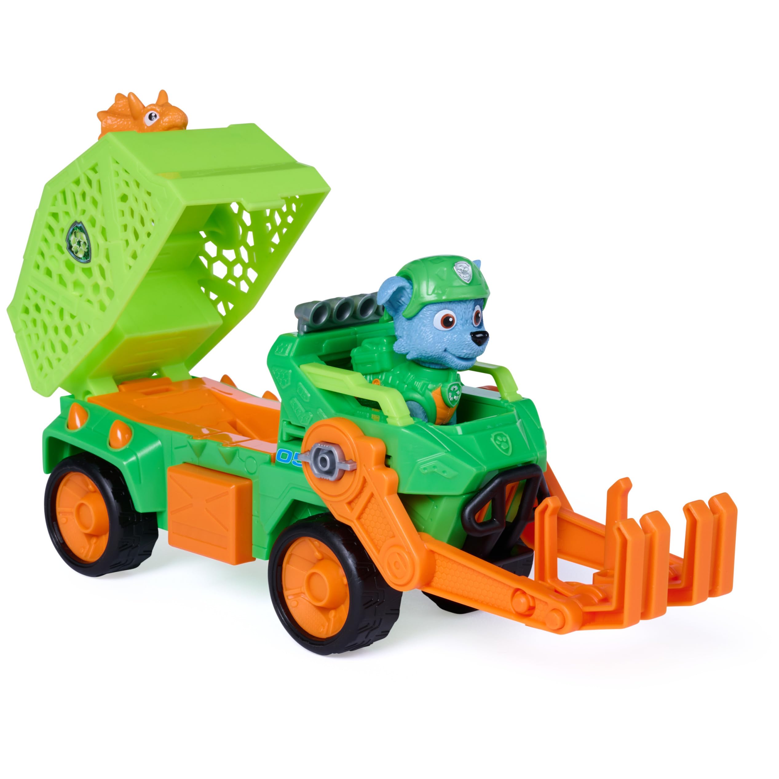 PAW Patrol niño jugando con Rocky reciclador fomentando imaginación y habilidades