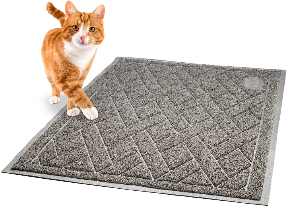 Pawkin detalle de malla Litter Lock que atrapa arena y protege suelos