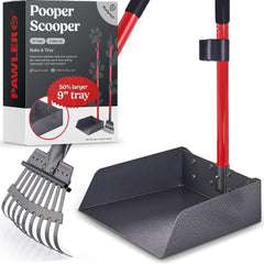 Pawler recogedor frontal mostrando diseño robusto y beneficio de durabilidad