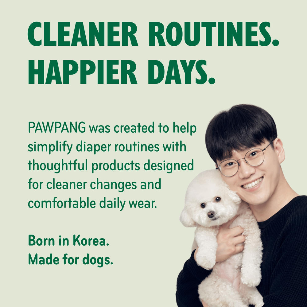 PAWPANG neatly arranged pack of 100 pads highlighting bulk convenience