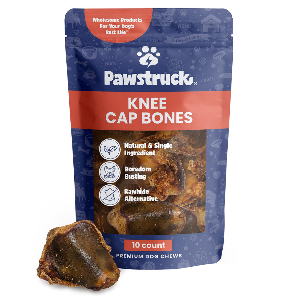 Pawstruck paquete frontal mostrando 10 rótulas y durabilidad