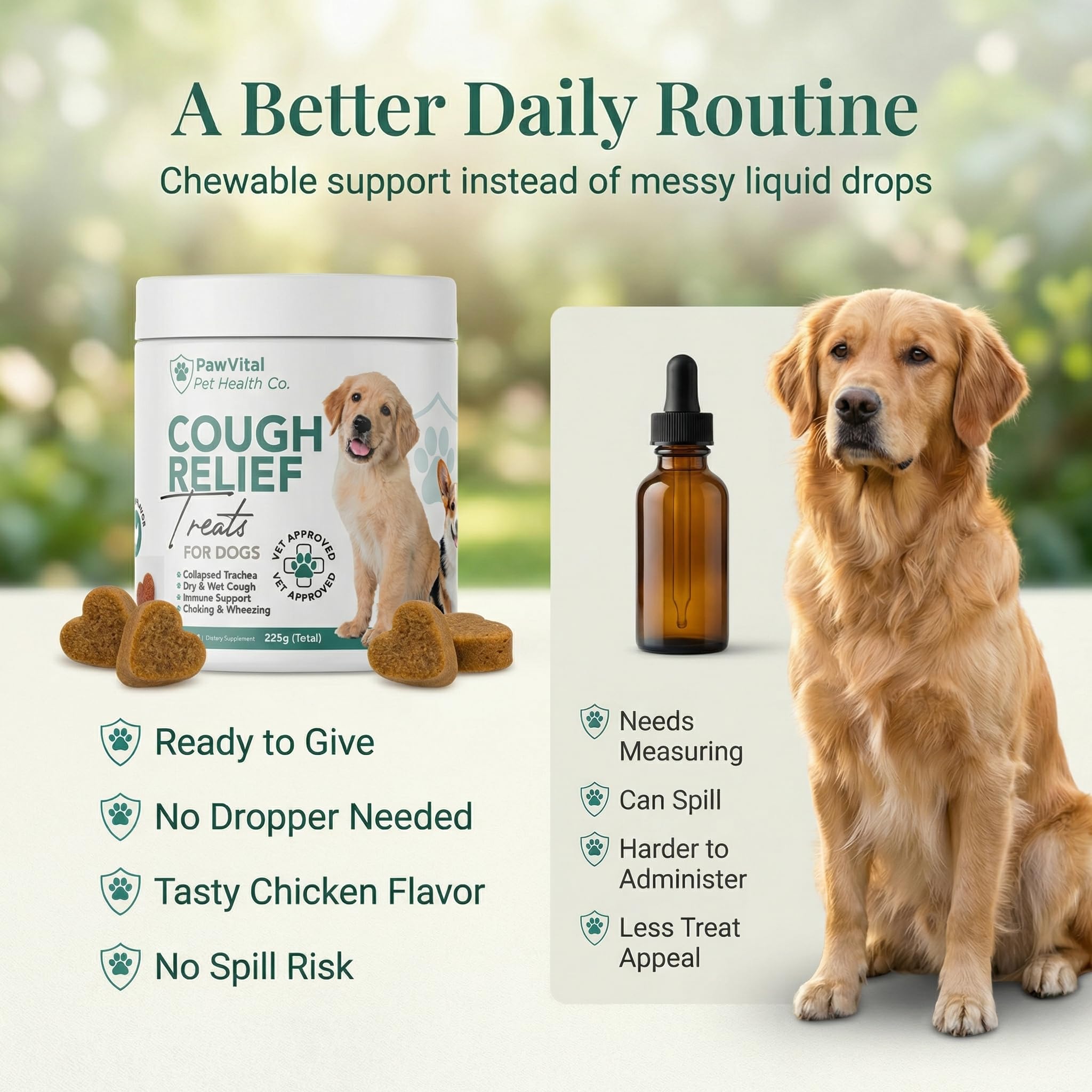 PawVital trozos internos que muestran ingredientes naturales y sabor