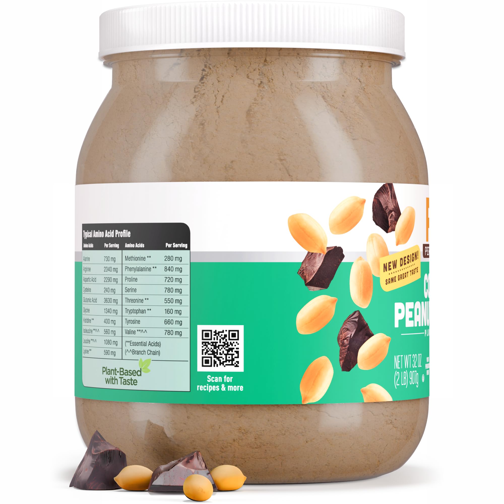 PB2 incorporado en brownie vegano para mejorar proteína