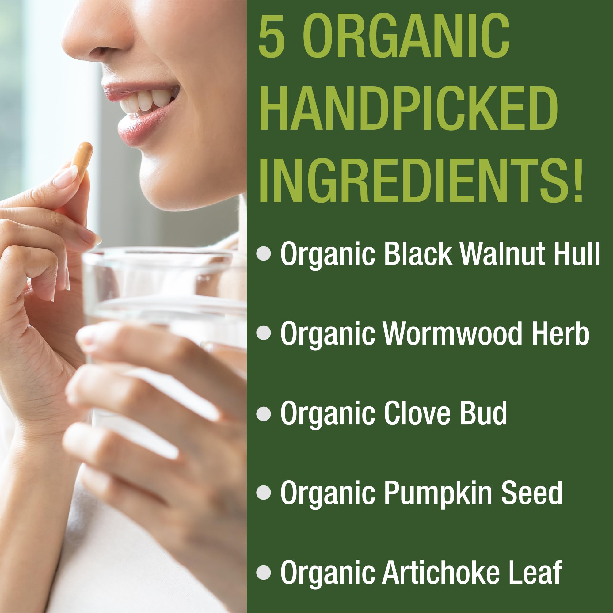 Peak Performance detalle de etiqueta USDA Organic y lista de ingredientes clave