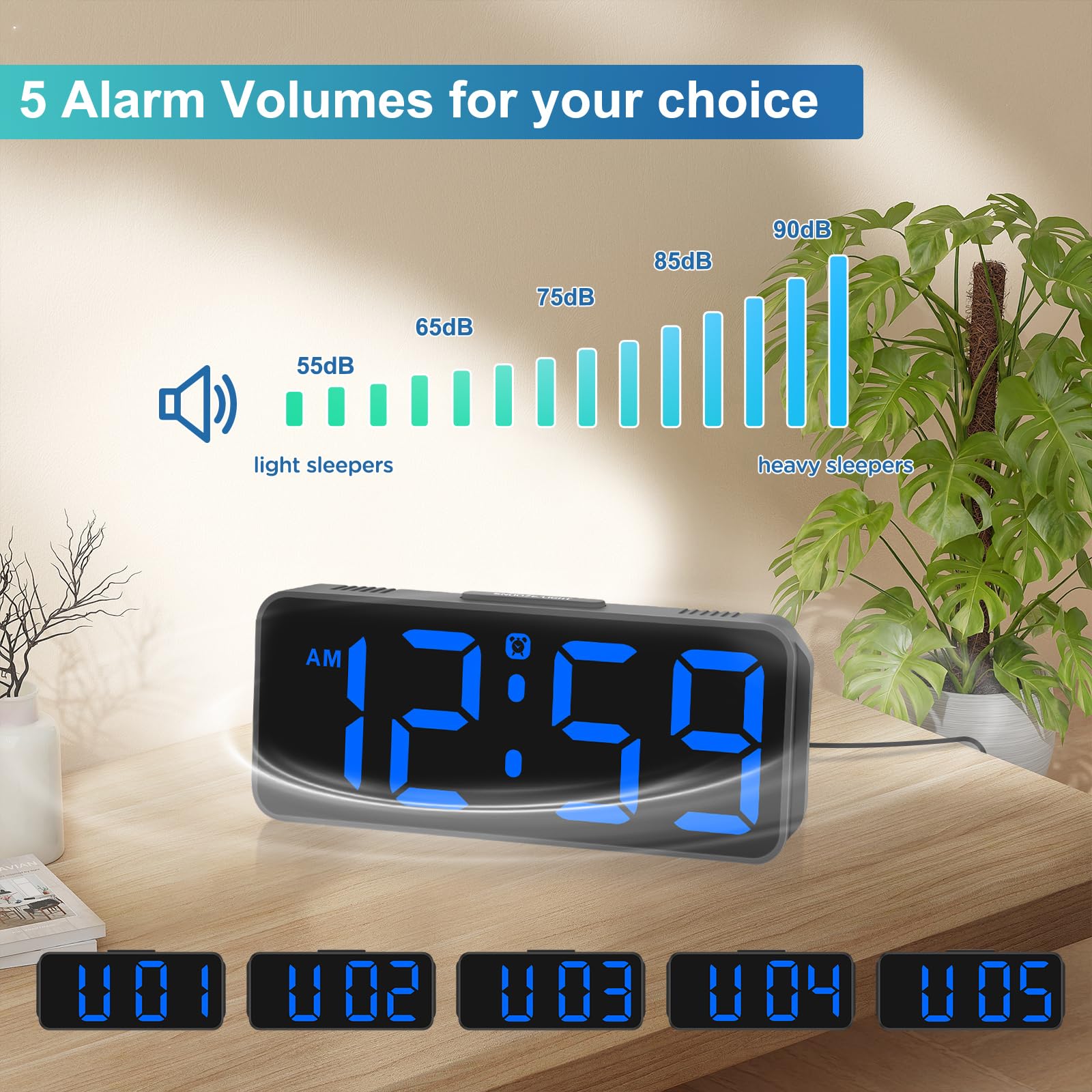 Peakeep vista superior botón de iluminación para consultar hora rápida