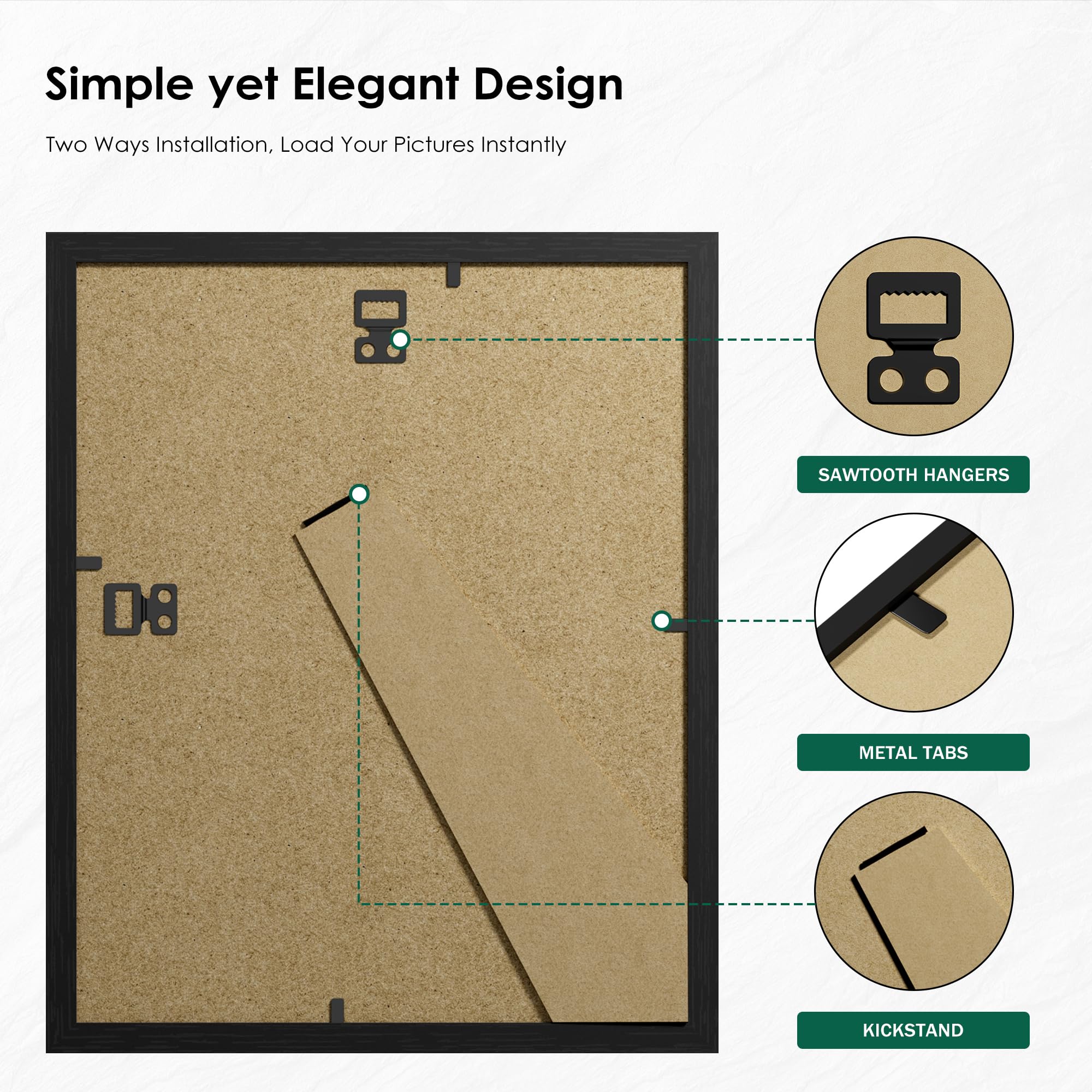 PEALSN atril plegable en mesa, soporte estable y práctico