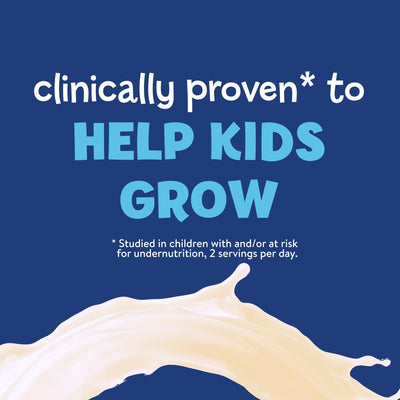 PediaSure bottle close-up label highlighting protein and vitamins