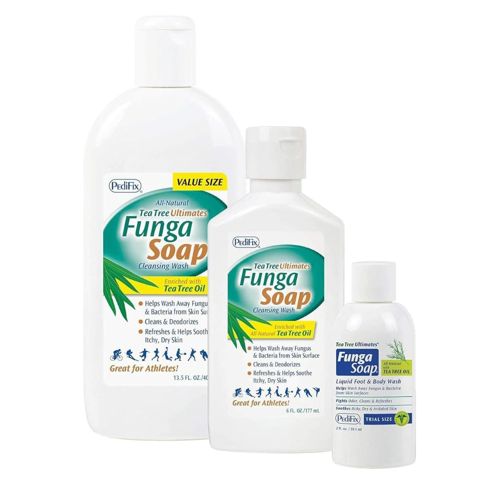 Pedifix FungaSoap dispensador abierto, Pedifix uso sencillo y controlado