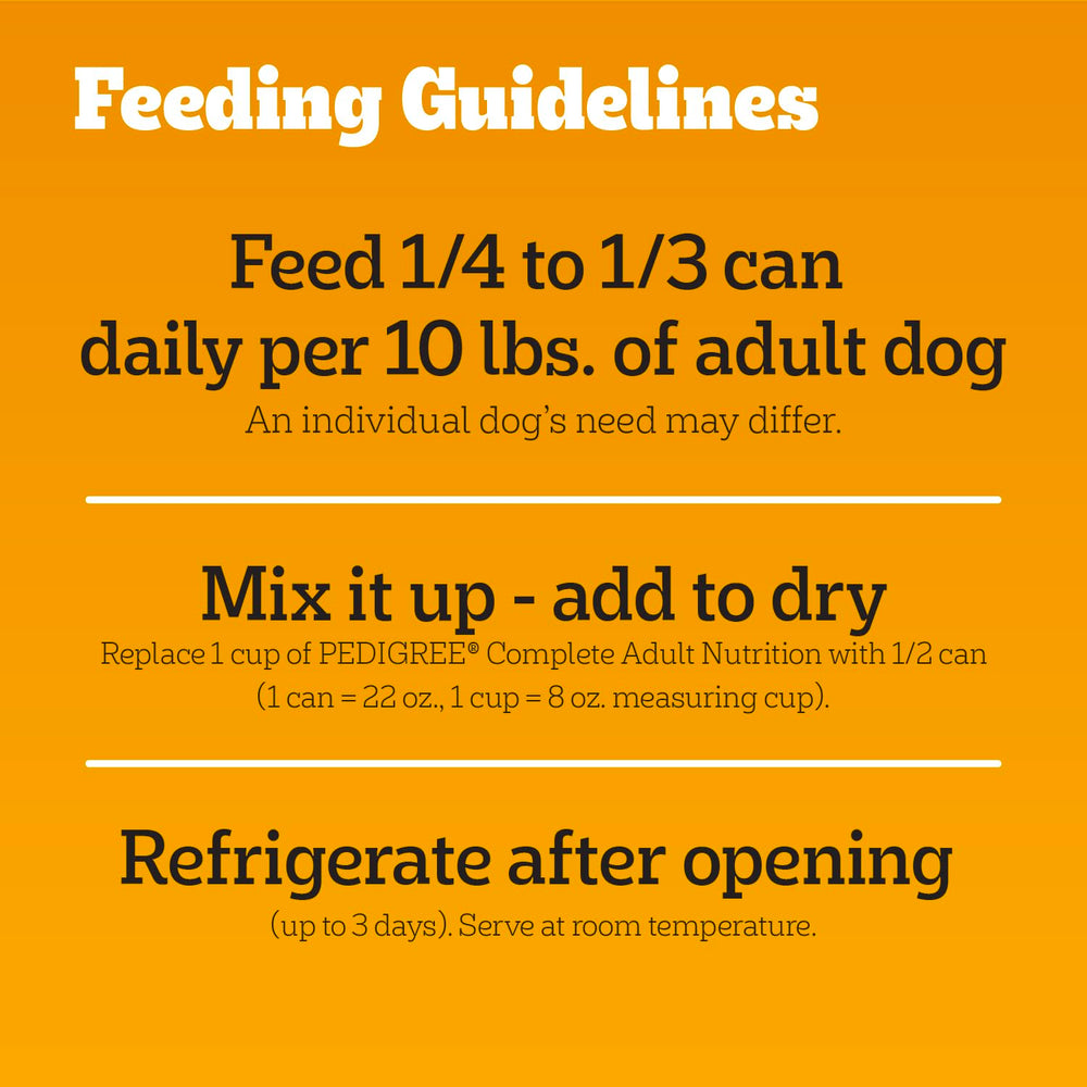 Pedigree ingredientes y trozos en primer plano, calidad perceptible.