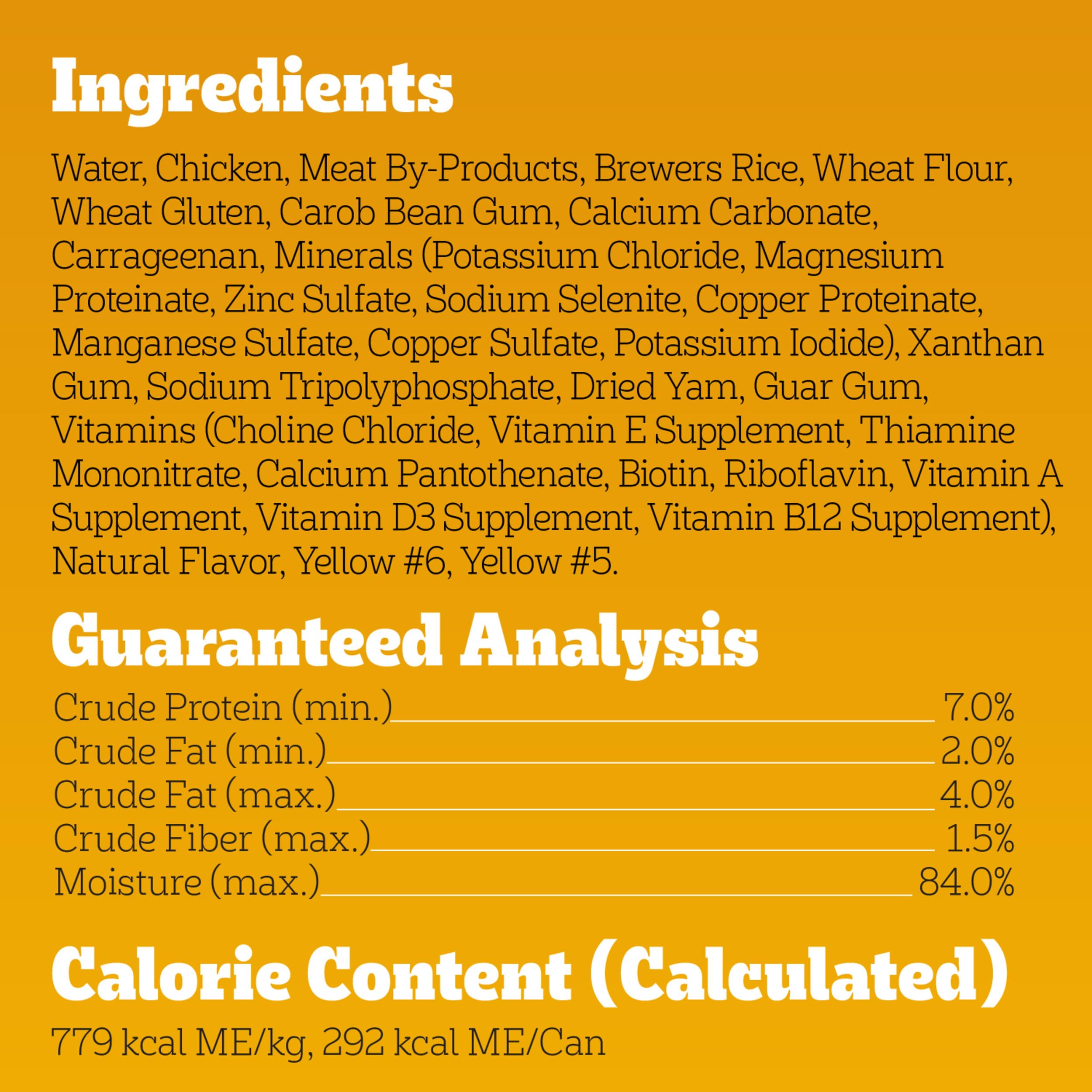 Comida Pedigree usada como topping sobre croquetas, beneficio: añade sabor sin mucha grasa