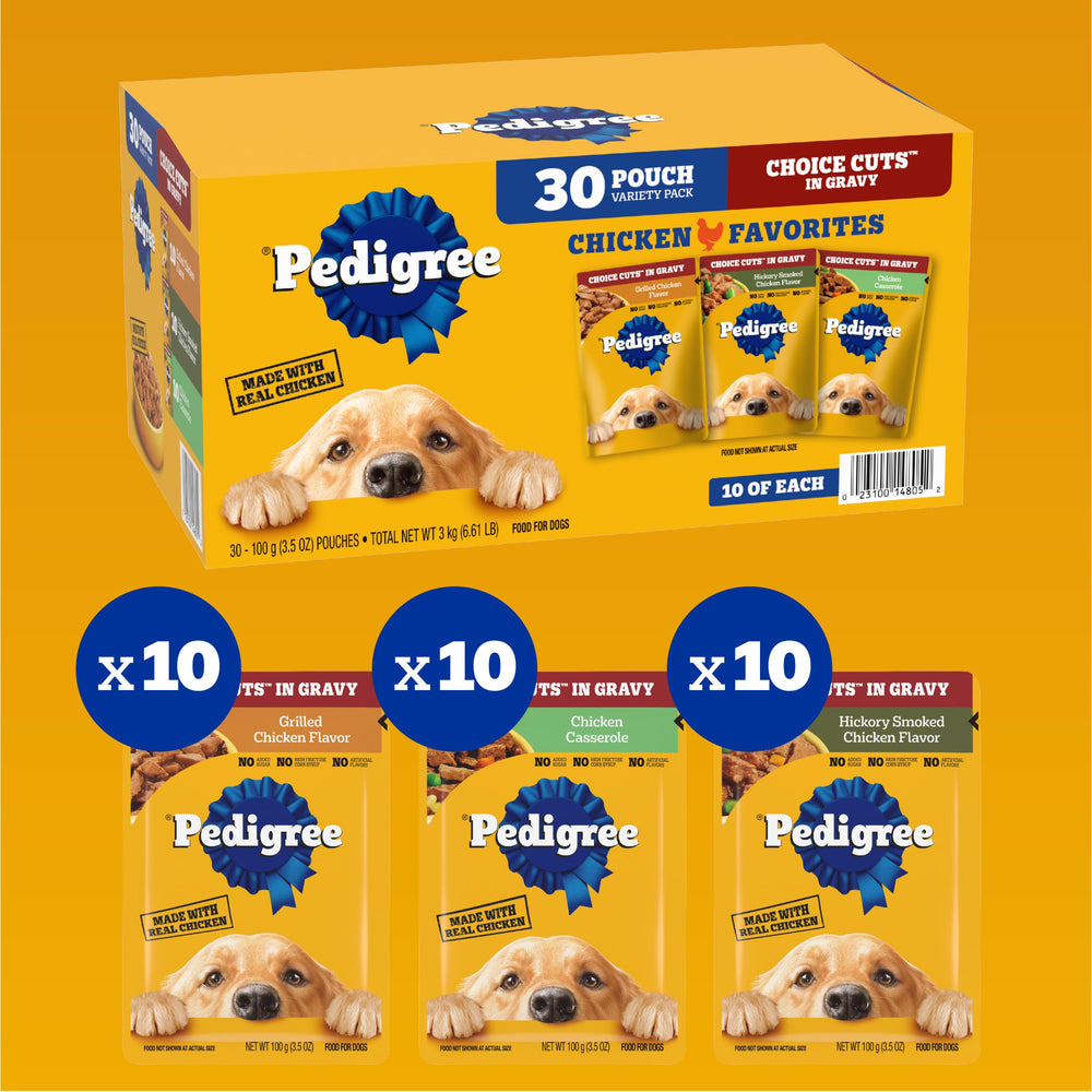 Pedigree salsa y textura jugosa que mejora la palatabilidad del alimento