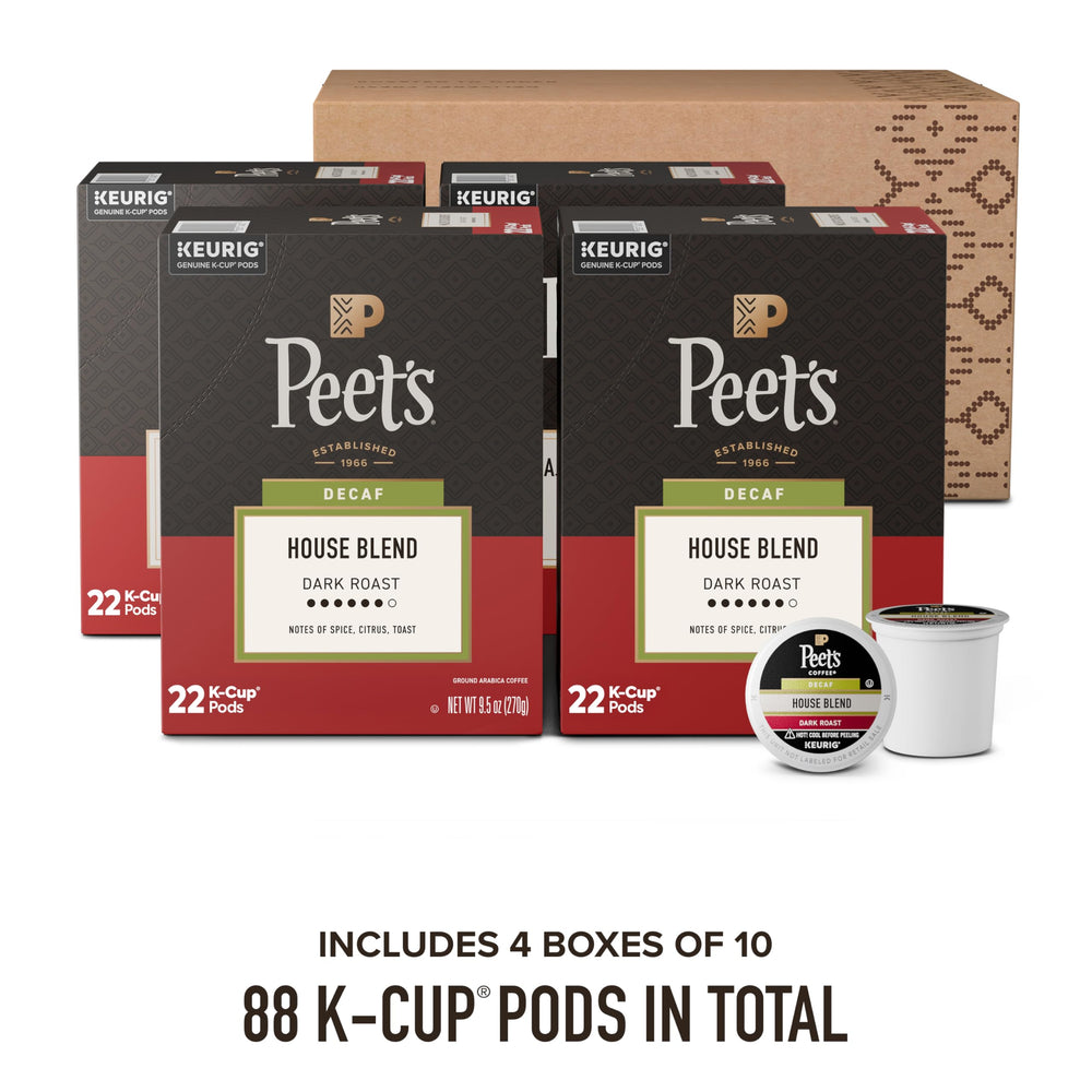 Peet's close-up of K-Cup pod showing pod design and freshness benefit