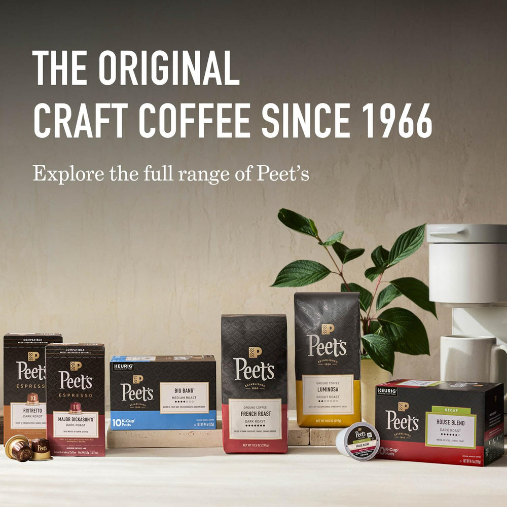 Peet's producto en cocina estilo hogar, beneficio: encaja en la rutina diaria