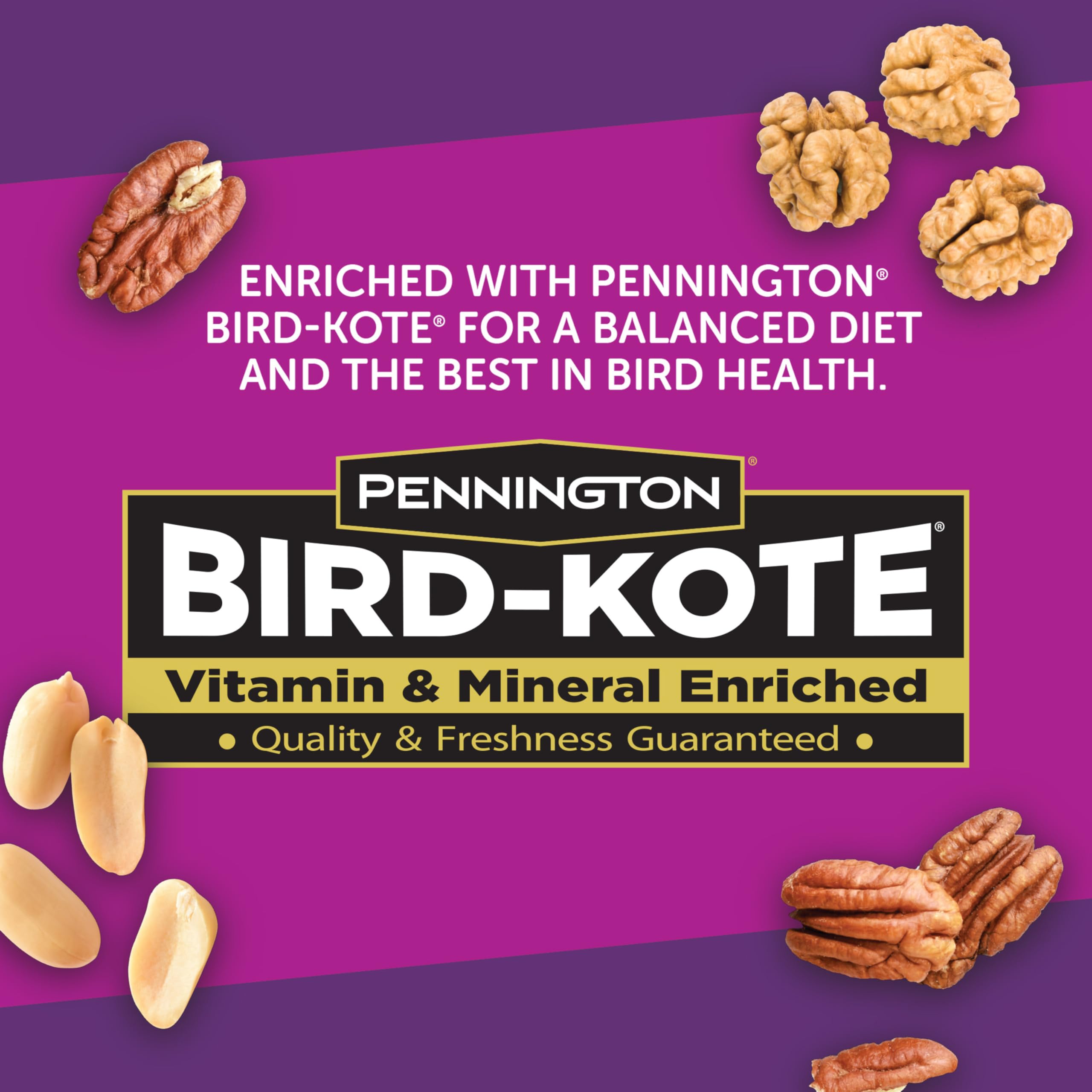 Pennington mix in platform feeder encouraging bird visits