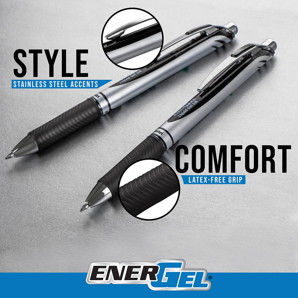 Caja de 12 Pentel EnerGel RTX ideal para oficina y ahorro