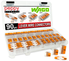 Peppy Products WAGO 221 frontal en estuche compacto, facilitan transporte