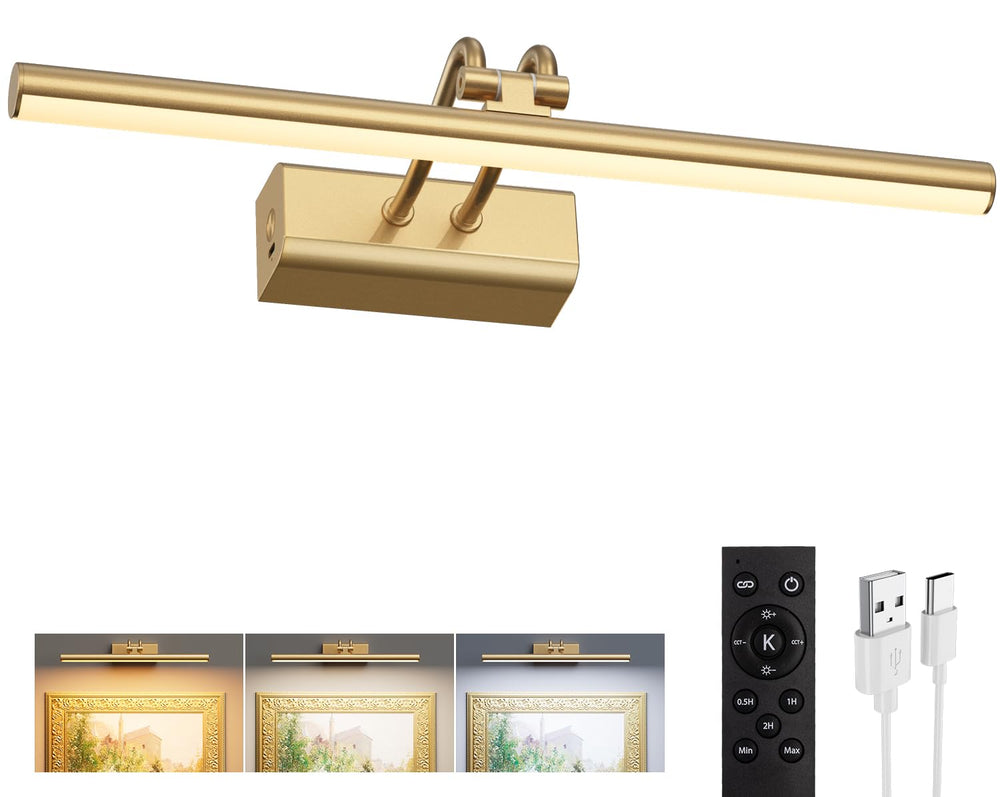 Percantis vista frontal con acabado dorado que añade elegancia