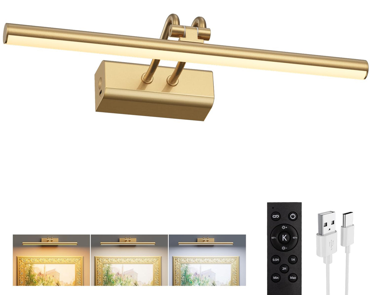 Percantis vista frontal con acabado dorado que añade elegancia
