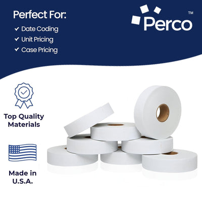 Perco label beside a coin showing size for accurate sizing and fit