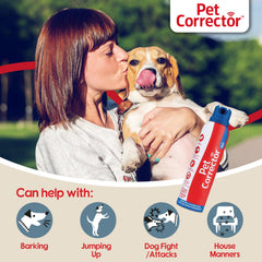 Pet Corrector primer plano de la boquilla indicando uso seguro