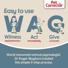 Pet Corrector envase 50ml mostrando capacidad y forma práctica