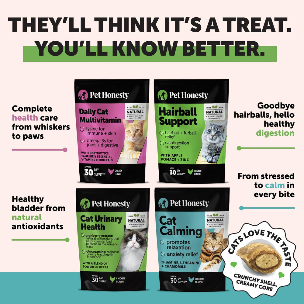Before and after coat shine image showing Pet Honesty support for skin and coat