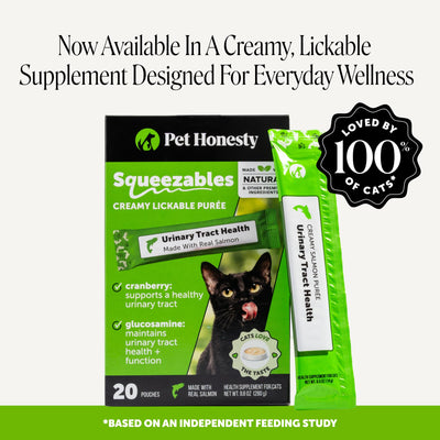 Pet Honesty ingredientes clave arándano y glucosamina para salud urinaria