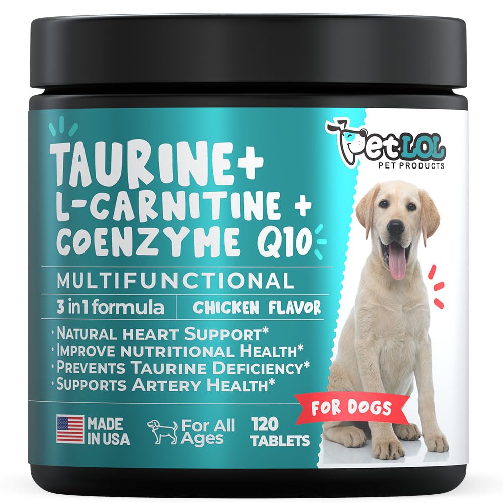 PET LOL envase frontal mostrando 120 comprimidos masticables y ventajas