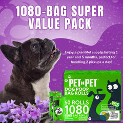 PET N PET bolsa en uso durante paseo, manejo rápido y limpio