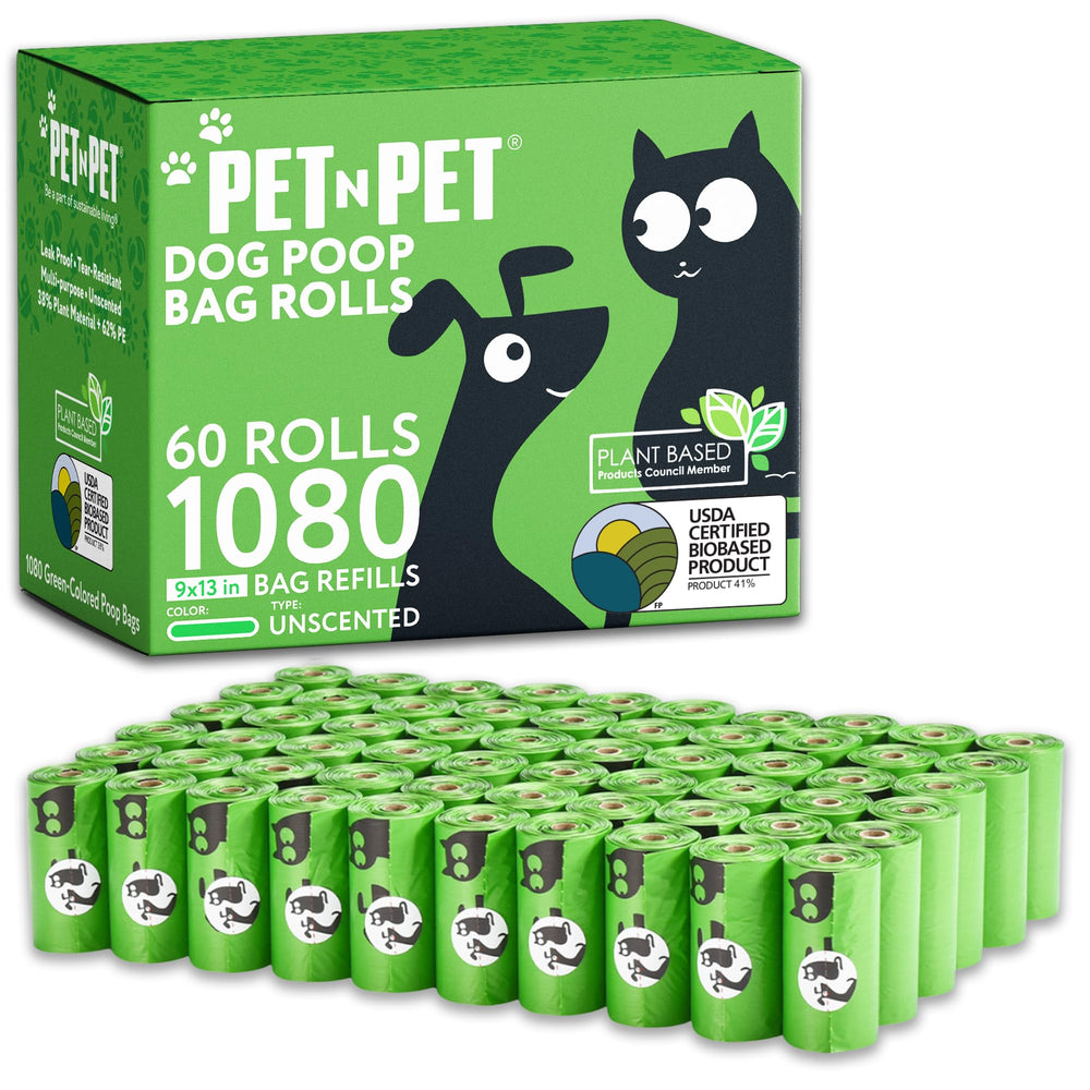 PET N PET paquete frontal mostrando 1080 bolsas y ahorro por unidad