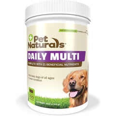 Pet Naturals jar front label showing product name and count for quick selection