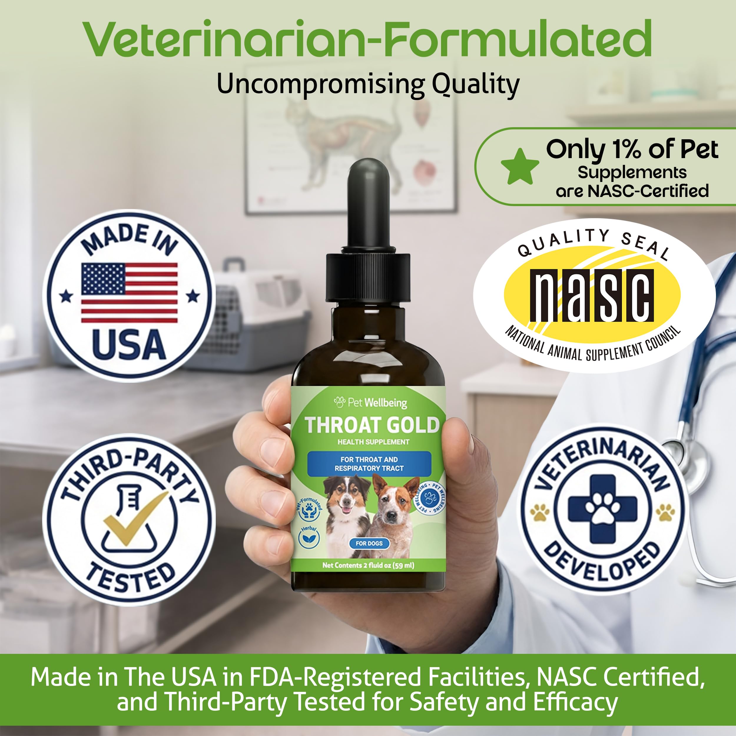 Pet Wellbeing producto en uso con perro pequeño mostrando confort