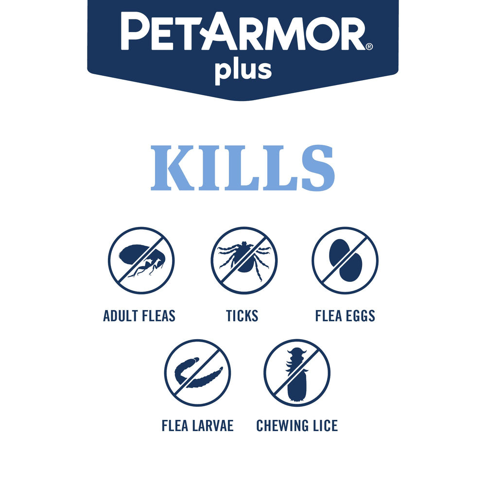 PetArmor applied to dog demonstrating convenient monthly protection