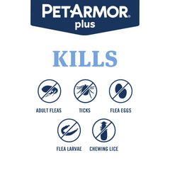 Aplicación de PetArmor Plus en la base del cuello para protección rápida