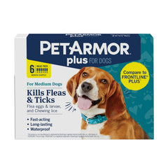 PetArmor front packaging showing product and six-dose value