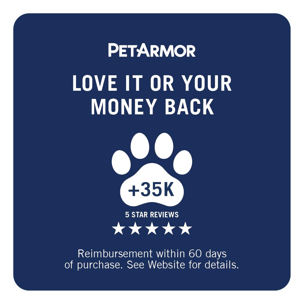 PetArmor six individual tubes laid out for six months coverage