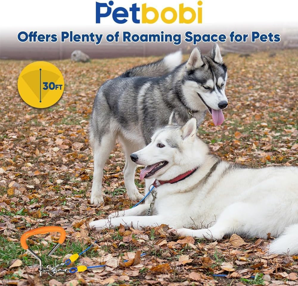 Petbobi PVC-coated cable texture resisting rust and light chewing