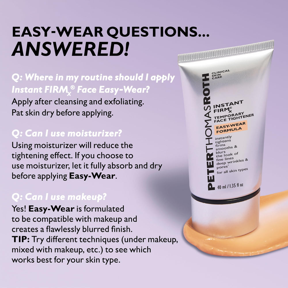 Peter Thomas Roth comparación antes y después mostrando suavizado visible
